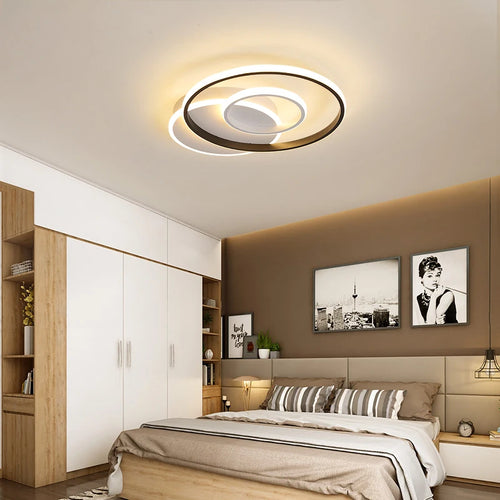 plafonnier led rond design moderne pour un éclairage intérieur décoratif - vue 4 sur 18