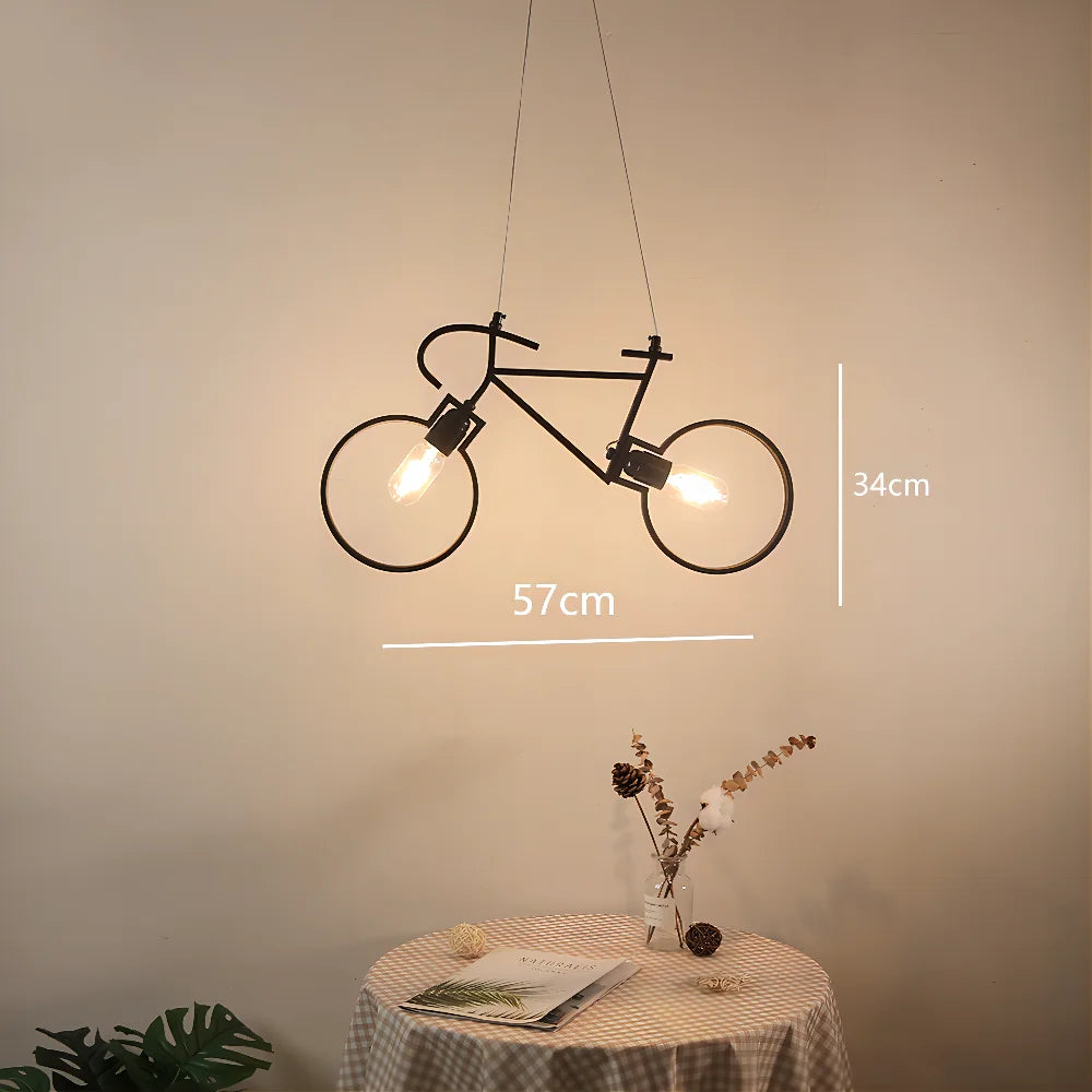 Suspension industrielle fer vélo - vue 2 sur 8
