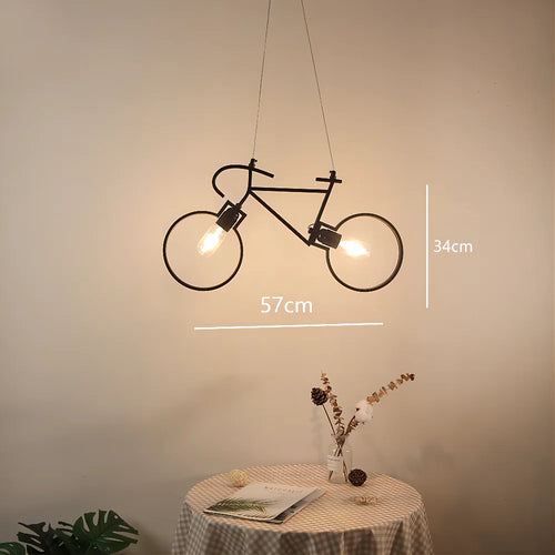 Suspension industrielle fer vélo - vue 3 sur 8