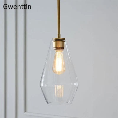 suspension moderne en verre pour décoration intérieure élégante - vue 10 sur 12