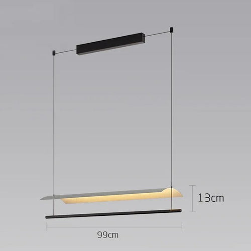 Lustre LED minimaliste design - vue 8 sur 10
