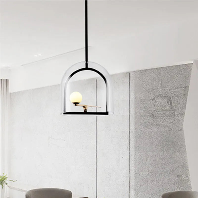 suspension oiseau minimaliste géométrique design créatif et moderne - vue 1 sur 9