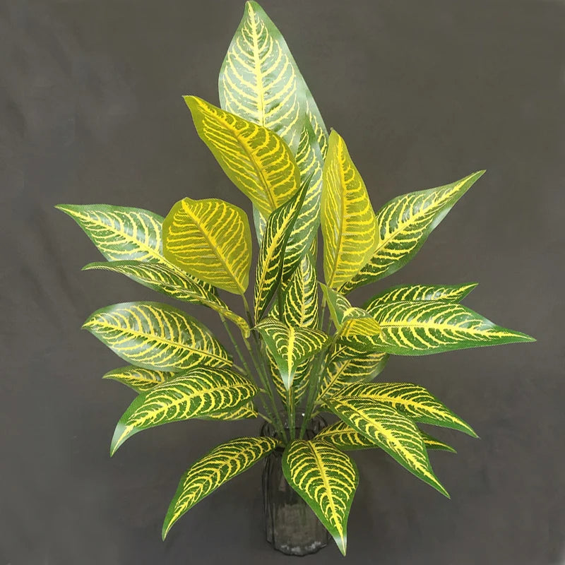 branches de palmier artificielles tropicales décoratives en plastique - vue 6 sur 13