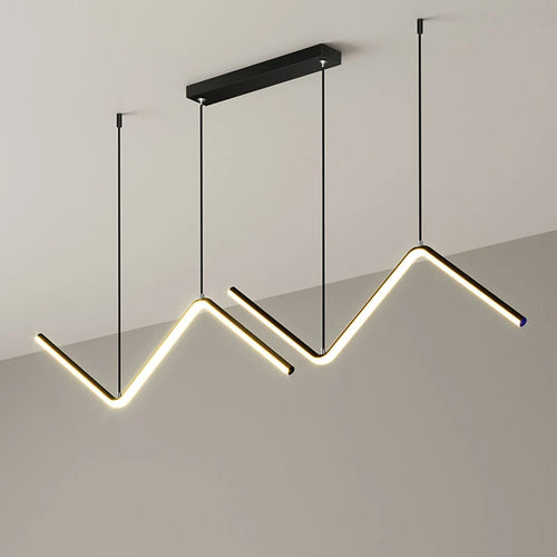 lustre moderne à led style nordique pour intérieur design - vue 6 sur 8