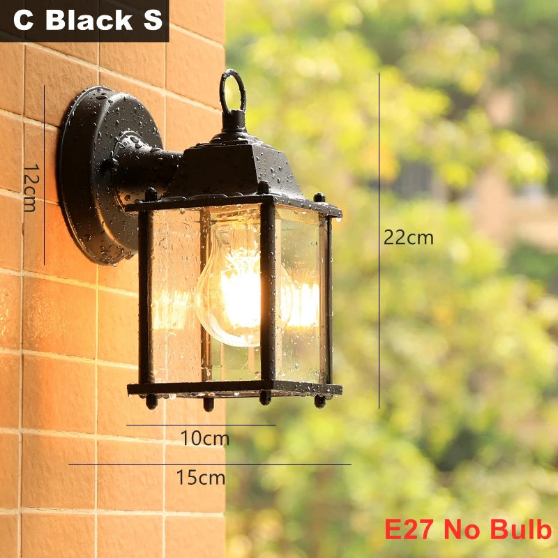 applique murale led rustique en fer vintage pour intérieur et extérieur - vue 20 sur 23