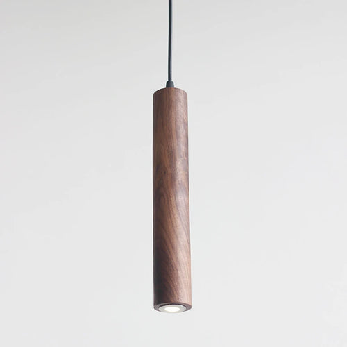 suspension modernes en bois avec éclairage led intérieur - vue 2 sur 8