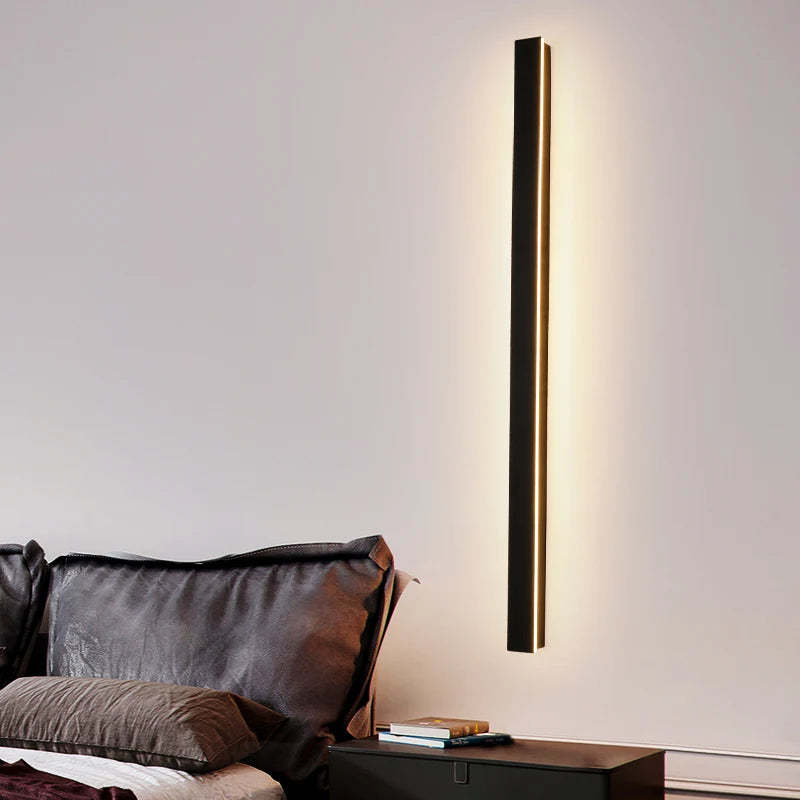 applique murale led étanche minimaliste pour extérieur - vue 3 sur 11