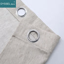 Voilage lin rayé style moderne pour salon chambre
