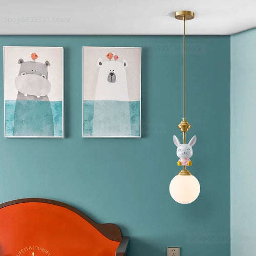 suspension led décorative dessin animé nordique pour noël - vue 2 sur 8