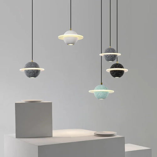 suspension en résine planet pour décoration intérieure moderne - vue 3 sur 18