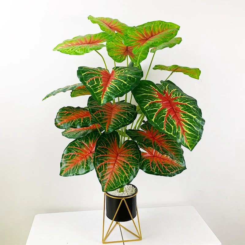 plantes artificielles monstera grandes feuilles pour décoration intérieure - vue 4 sur 21