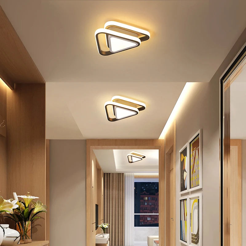 plafonnier led créatif design nordique pour décorer votre foyer - vue 6 sur 9