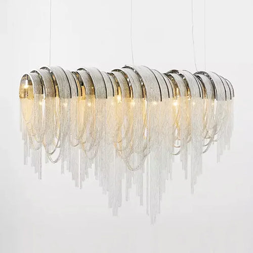 lustre moderne léger créatif pour espaces contemporains - vue 7 sur 12