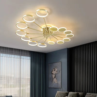 lustre créatif led pour décoration intérieure moderne