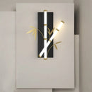 applique murale imitation bambou acrylique style chinois moderne