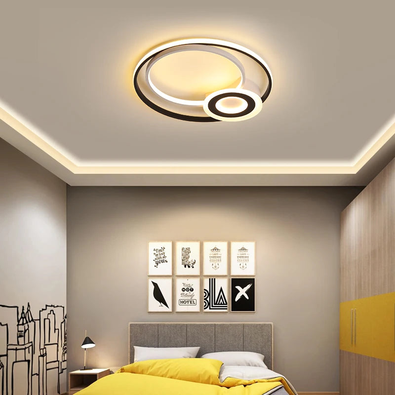plafonnier led rond design moderne pour un éclairage intérieur décoratif - vue 6 sur 18