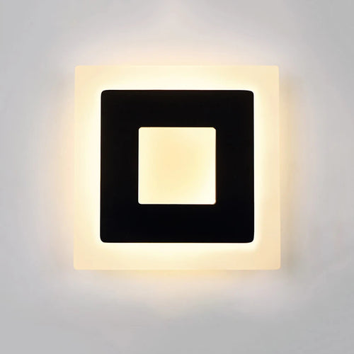 plafonnier led acrylique design moderne pour intérieur décoratif - vue 6 sur 6