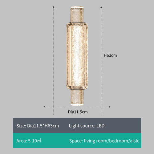 applique murale en cristal à led pour décoration intérieure lumineuse
