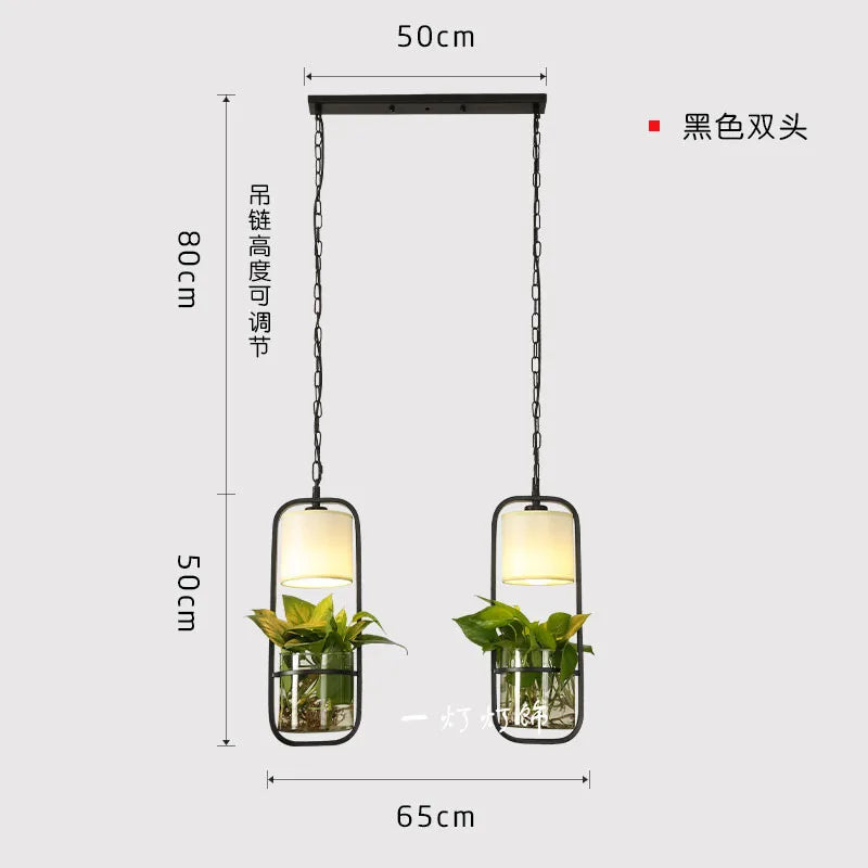 suspension industrielle simple art fer moderne chinoise - vue 11 sur 13