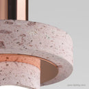 suspension design en pierre pour intérieur créatif et élégant