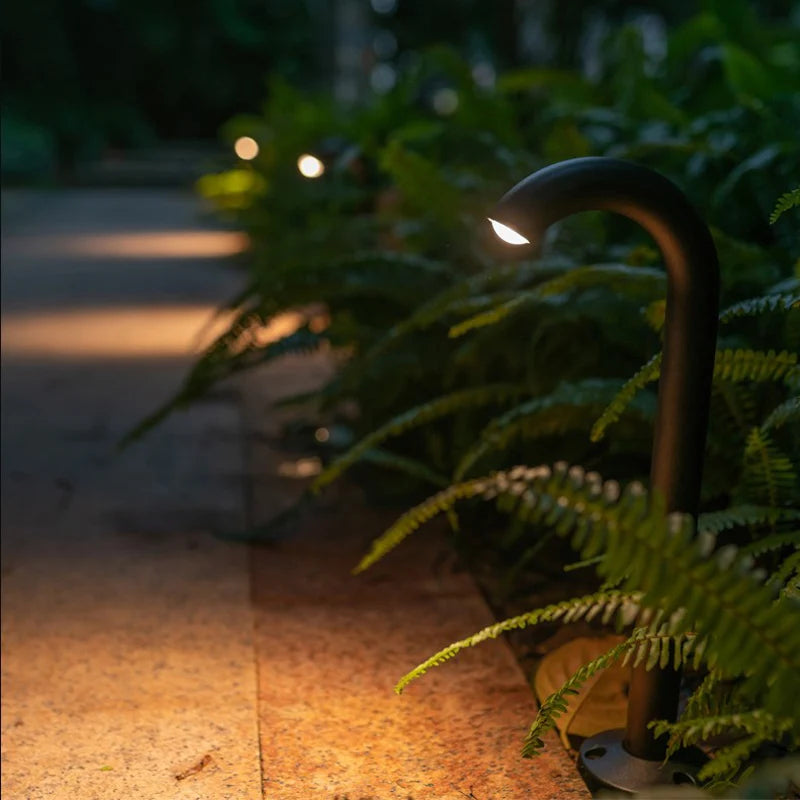 poteau de jardin extérieur lumineux étanche pour paysage décoratif - vue 9 sur 10