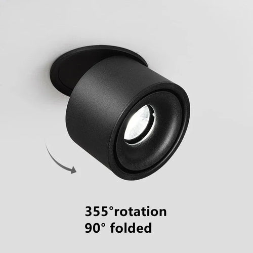 Spot lumineux Led encastrable et rotatif avec technologie Cob - vue 5 sur 6