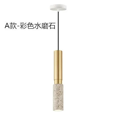 suspension moderne simple en marbre de style nordique ins - vue 11 sur 11