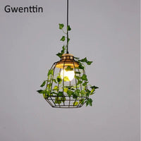 suspension moderne en bois avec éclairage led pour plantes