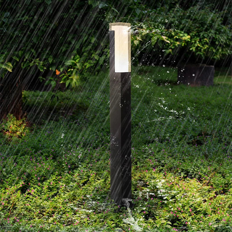 lampe led étanche pour éclairage extérieur jardin et cour - vue 4 sur 9