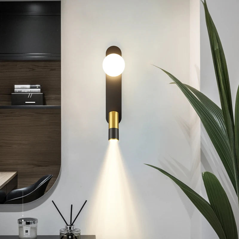 applique murale led moderne pour éclairage intérieur bois - vue 5 sur 11