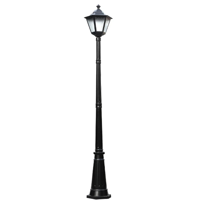 (H≈2.4M) Courtyard Lamp Street Lamp Outdoor Lawn Lamp Outdoor Waterproof Villa Garden Community High Pole Lamp Post Lamp - vue 2 sur 8