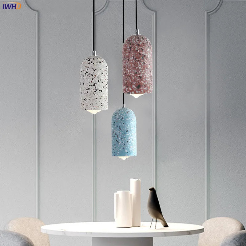 suspension en ciment nordique design moderne pour intérieur lumineux - vue 4 sur 9