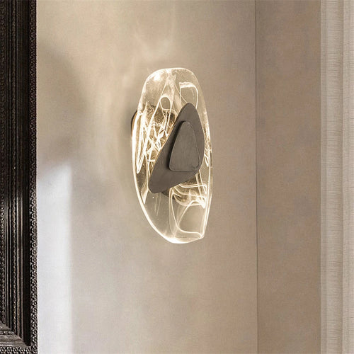 applique murale led en cristal nordique pour divers espaces - vue 4 sur 8