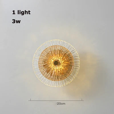lampe à poser postmoderne en verre et fer doré lotus - vue 10 sur 10