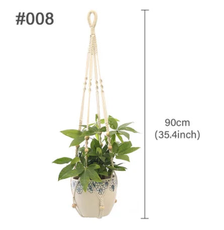 suspension en macramé pour pots de fleurs décoratifs - vue 16 sur 20