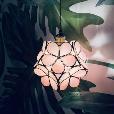 lampe en verre nordique ins chaude avec cuivre - vue 10 sur 10