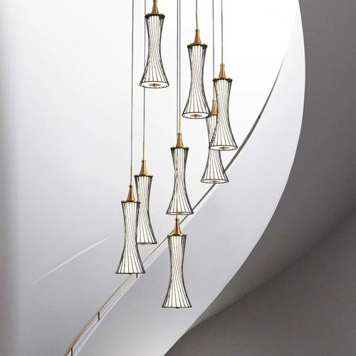 lustre moderne led en cristal pour décoration maison - vue 2 sur 11