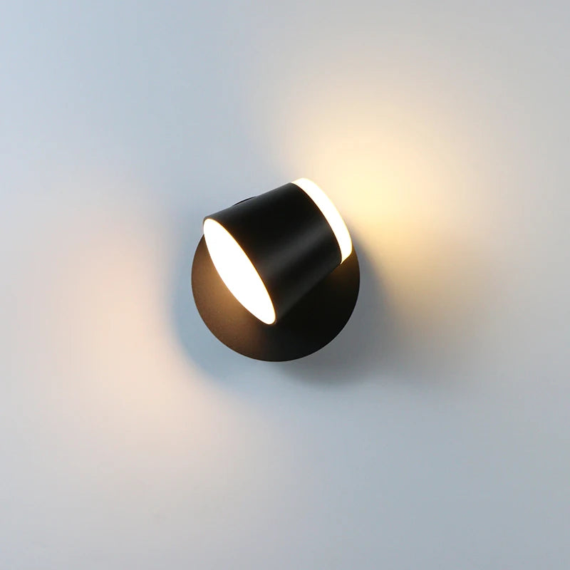applique murale led réglable 360° - vue 4 sur 12