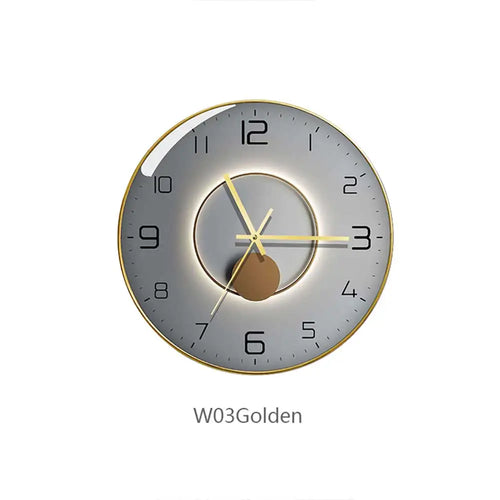 horloge murale en verre design moderne créatif géométrique décorative - vue 14 sur 18