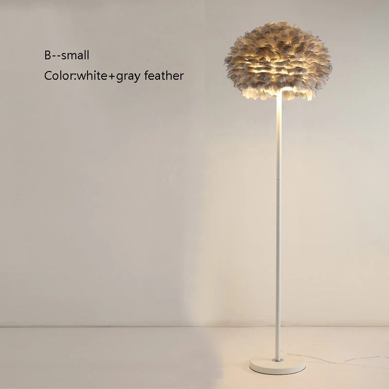 lampadaire créatif plumes pour mariage et célébration - vue 17 sur 22