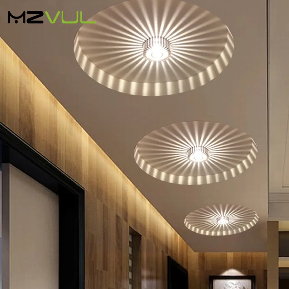 plafond moderne avec lampe encastrée led artly créative - vue 2 sur 13