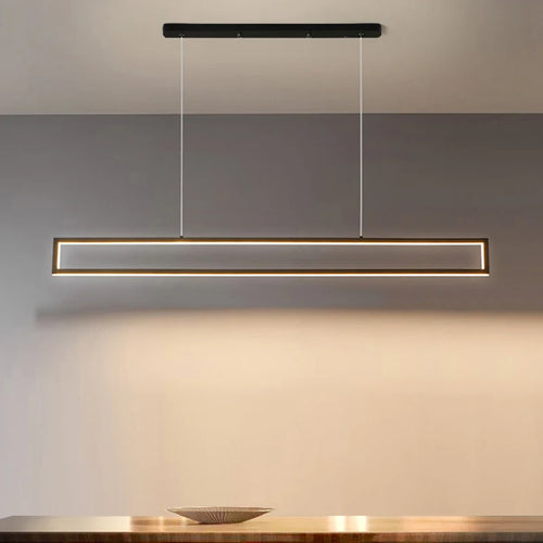suspension led modernes rectangle pour intérieur - vue 2 sur 14