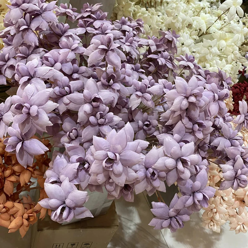 fleurs artificielles en tissu décoratives pour mariage et événements - vue 3 sur 14