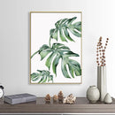plante tropicale moderne pour décoration murale scandinave