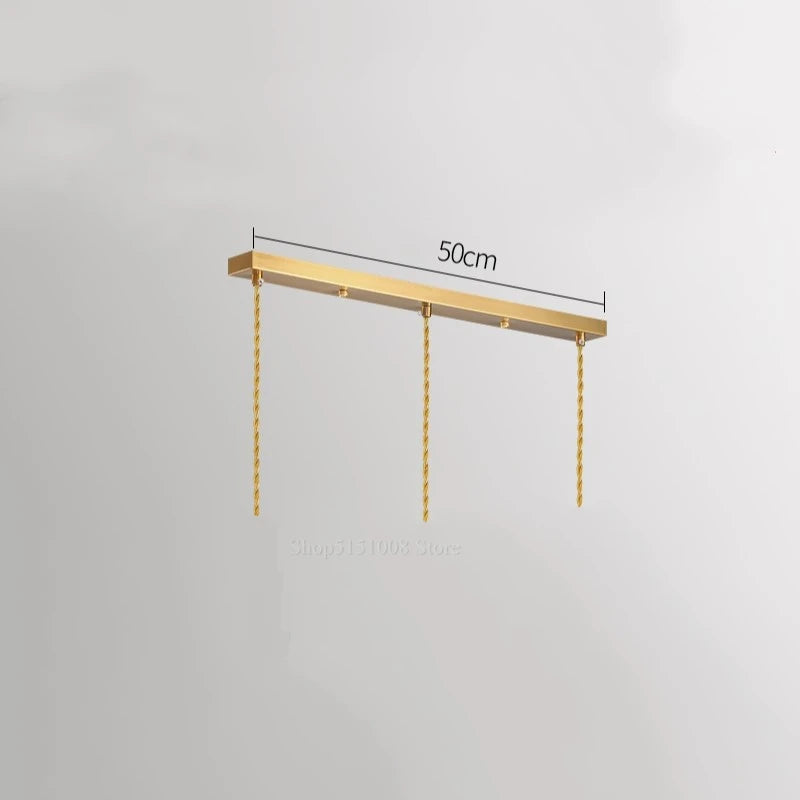 suspension LED en verre design moderne simpliste - vue 11 sur 12