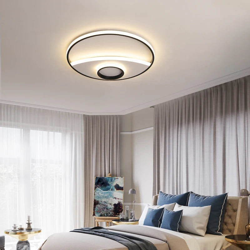 plafonnier design moderne pour éclairage intérieur polyvalent - vue 5 sur 12