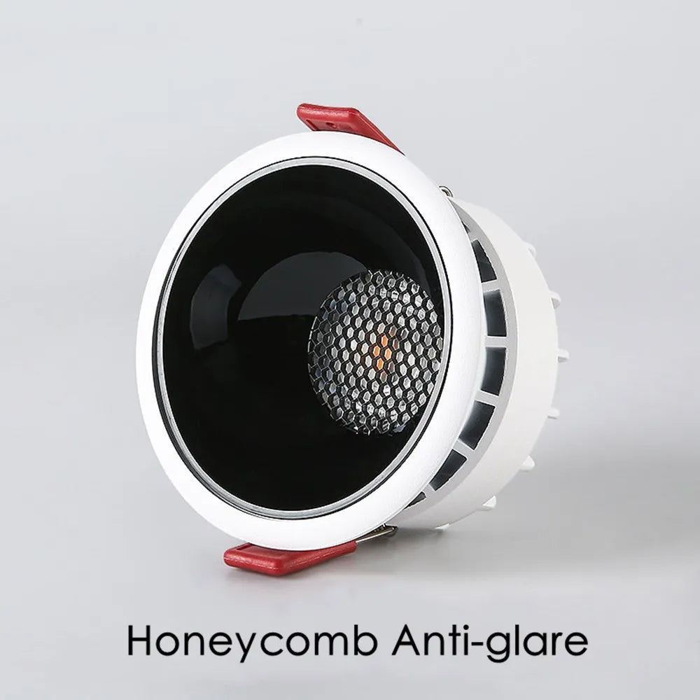 spot led encastrable plafond nid d'abeille sans éblouissement - vue 3 sur 9
