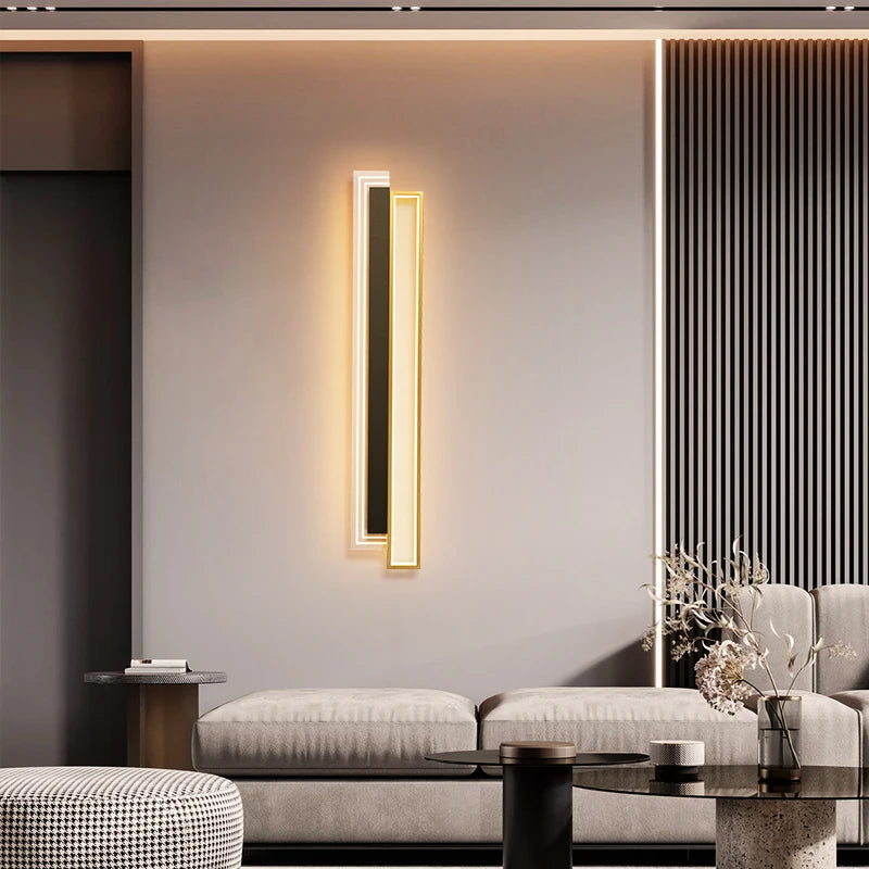 applique murale led moderne pour éclairage intérieur élégant - vue 3 sur 16