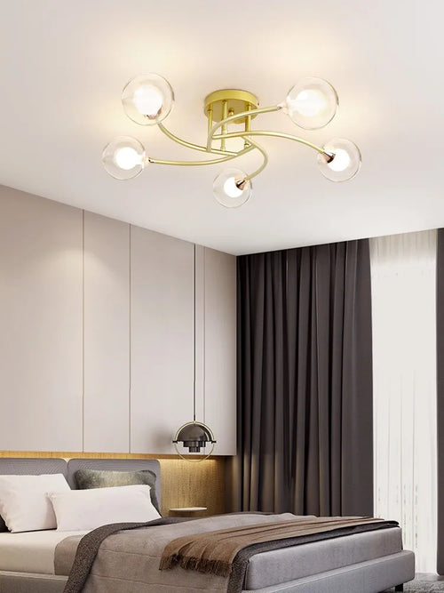 plafonniers modernes simples décoration nordique luminaire créatif - vue 4 sur 17