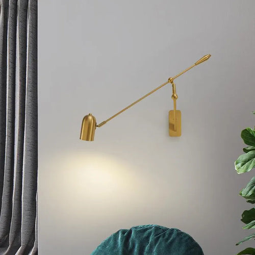 applique murale à led rétractable avec bras pliable - vue 6 sur 10